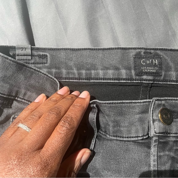 Citizens of Humanity Agnes Mid-Rise Slim Straight Jeans in Washed black Size 27 - Picture 6 of 12